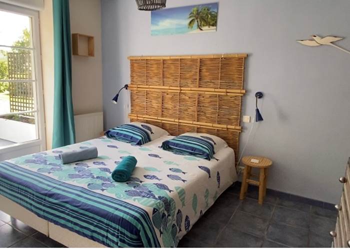 Lit double gite boucan Canot