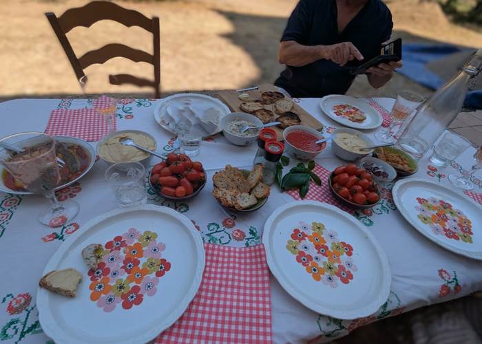 Table estivale