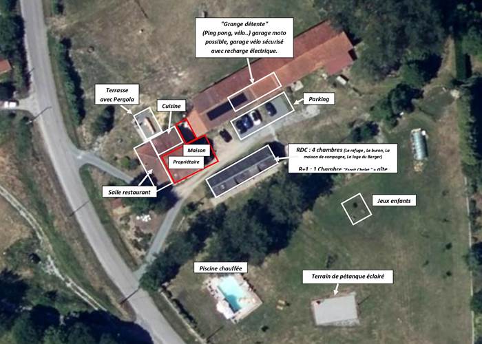 La maison d'hôtes Ourdeaux