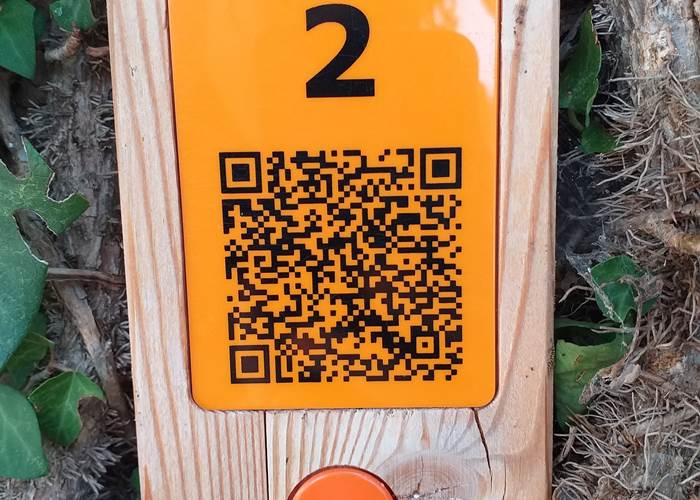 Balise à retrouver sur l'ensemble du site de la base de loisirs