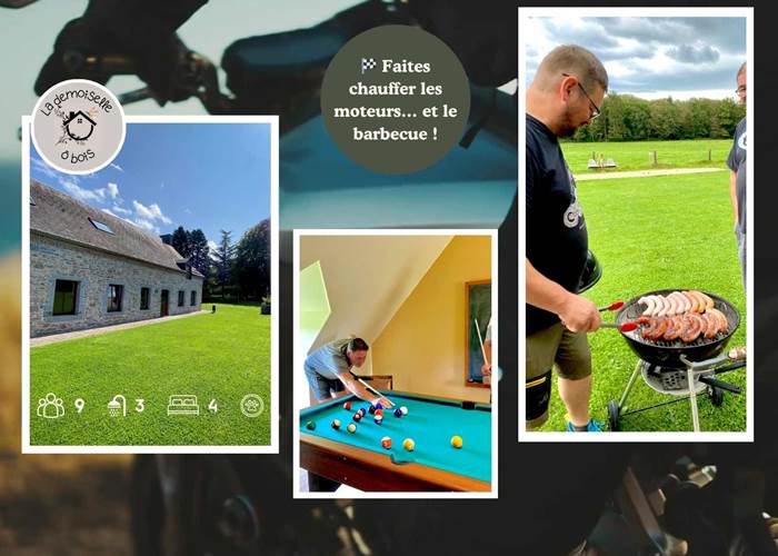 gîte La demoiselle ô bois- A 10 min du circuit