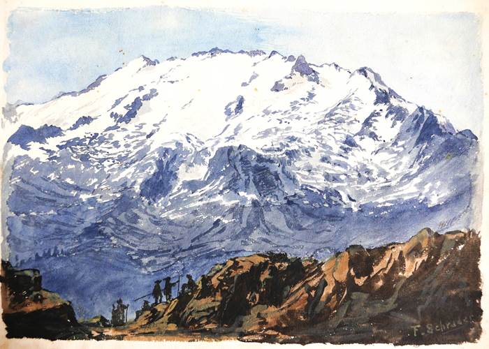 Exposition temporaire " Franz Schrader, la montagne sublimée " ©Franz Schrader