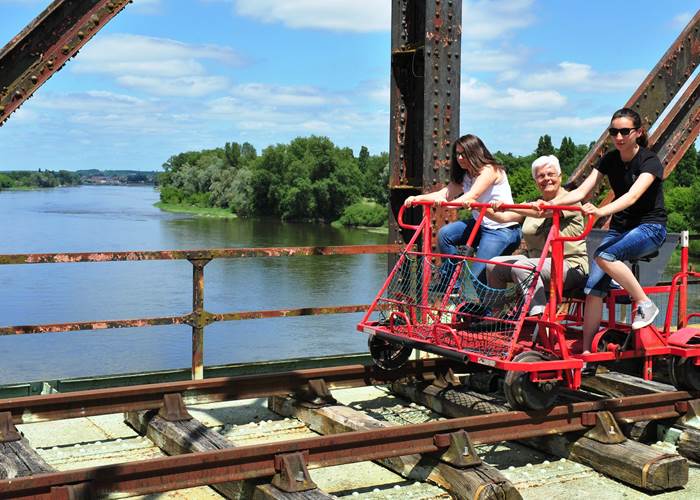 Cyclorail à Cosne-Cours-Sur-Loire