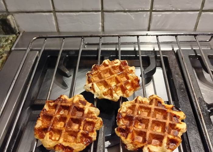 Des gauffres maison pour le petit-déjeuner