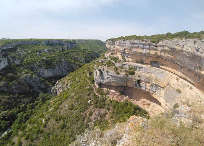 La magnifique vue sur les gorges du Brian