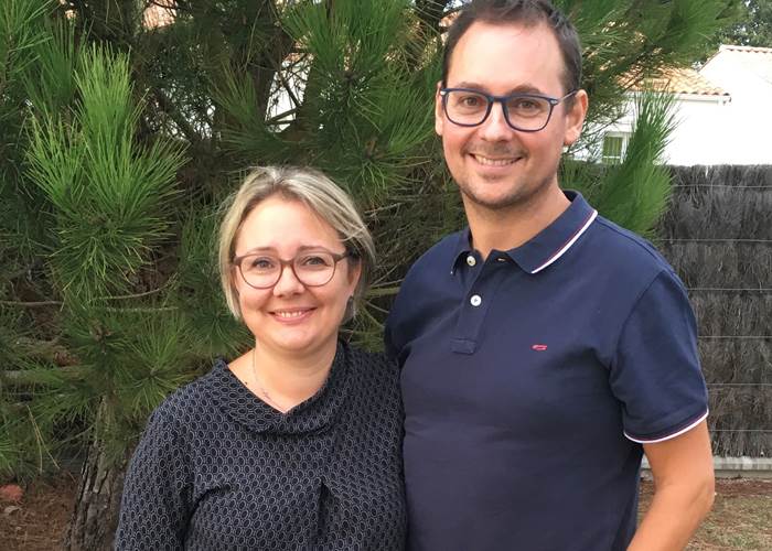 David et Géraldine au Gite du Petit Poucet à Saint Hilaire de Riez