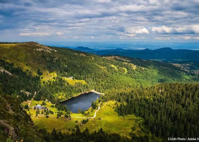 Le lac du Forlet, dit aussi "lac des Truites"