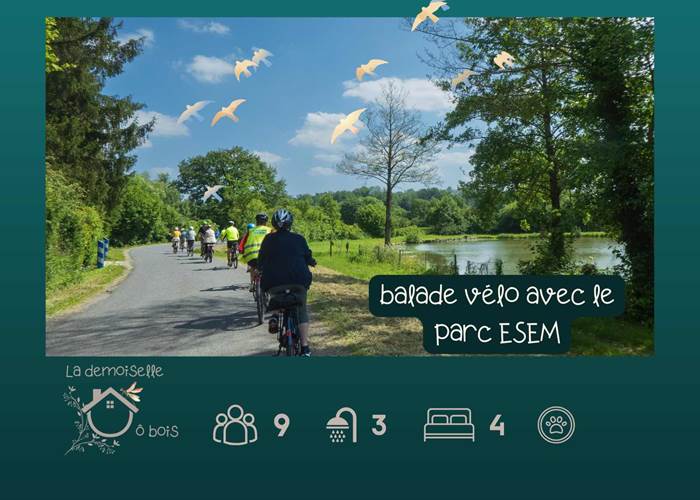 Activité vélo -  parc ESEM- La Demoiselle ô bois