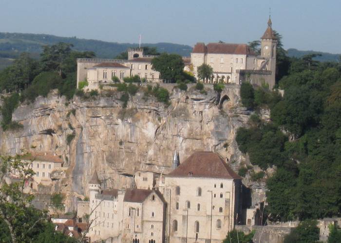 Rocamadour bati sur le roc