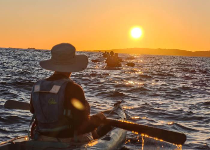 Initiation pagaie groenlandaise Abbartello kayak Corse