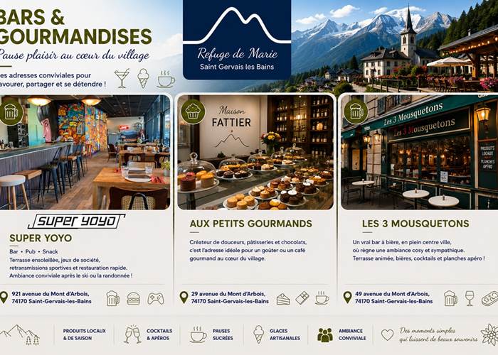 Bars et gourmandises