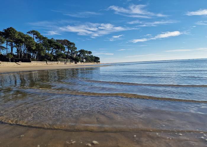 La plage de Taussat (Bassin d'Arcachon)