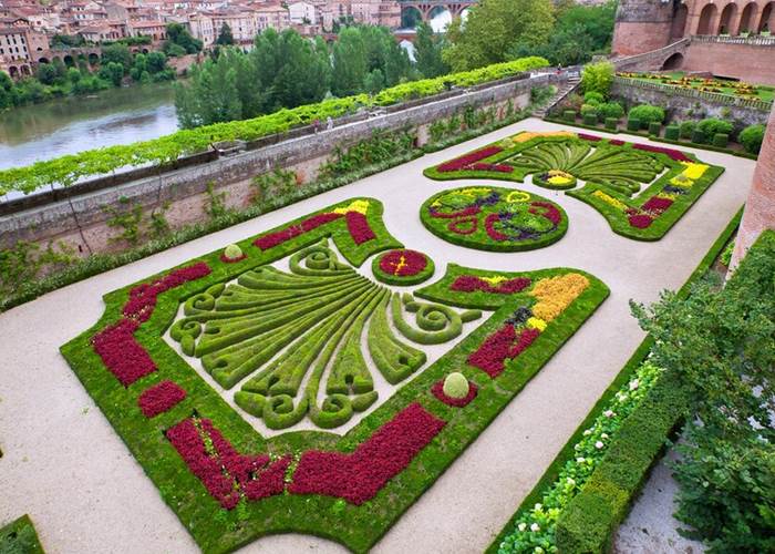 jardins du palais de la Berbie Albi Tarn