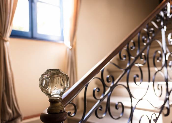 L'escalier de l'entrée © Hervé Leclair/Aspheries