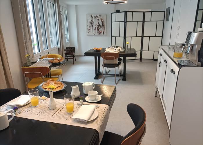Villa Buffon Angers petit déjeuner