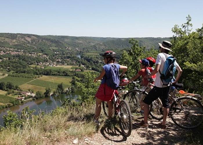 A vélo dans la vallée du Lot