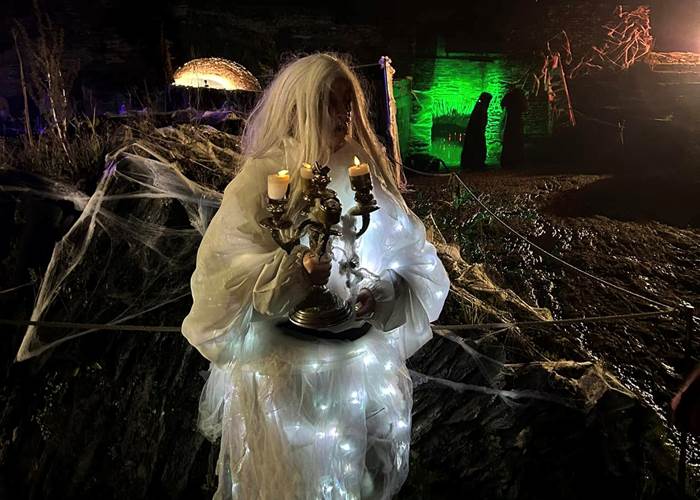 défunte berthe au château féodal de la roche-en-ardenne.