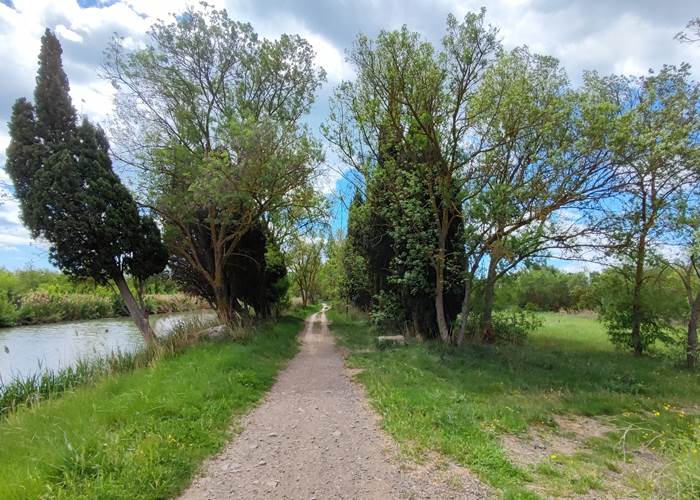 Le canal du Midi à VIAS