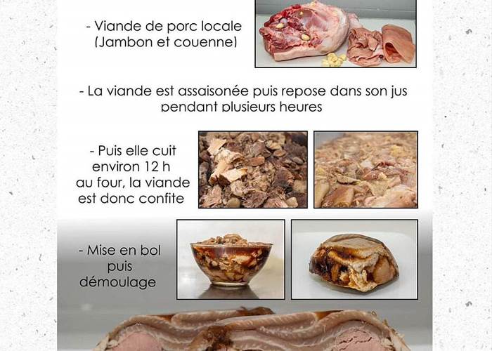La préparation du Jambon de Tonneins, par Mr Zélie