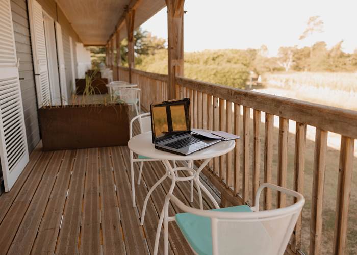Terrasse du loft Solo La Petite Couronne