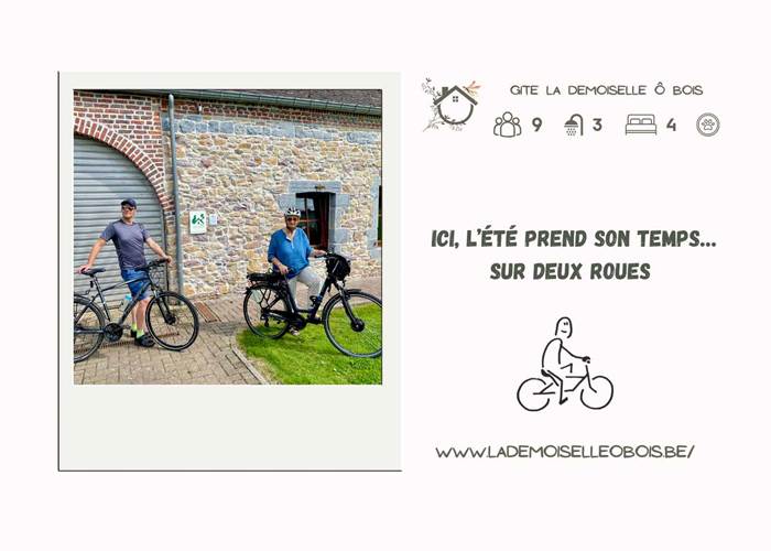 la Demoiselle ô bois bienvenue vélo