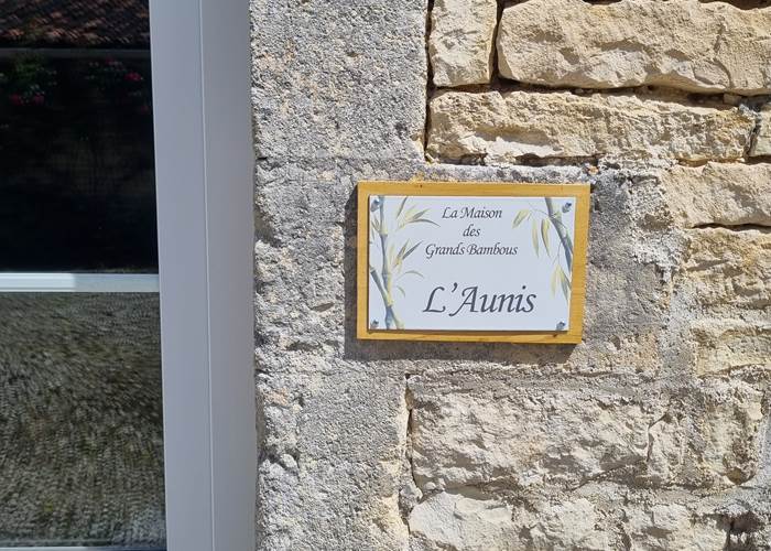 Plaque émaillée artisanale