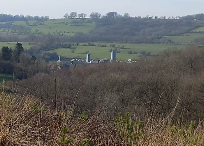 Vue sur Deigné (Deigné fleuri)