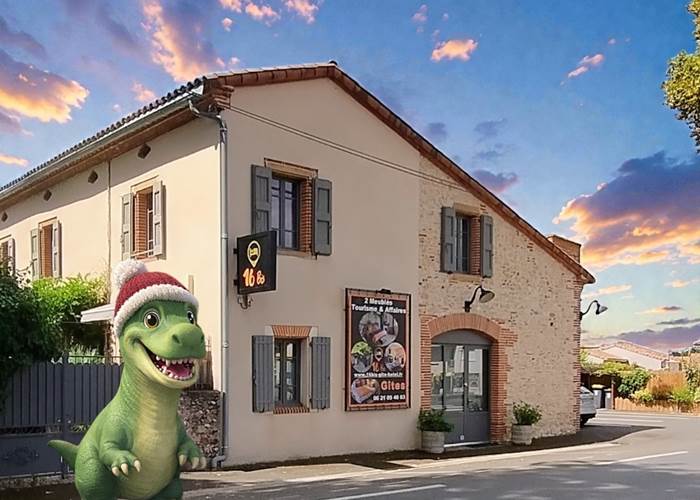 Les dinosaures se posent au 16 Bis gite-hotel-news