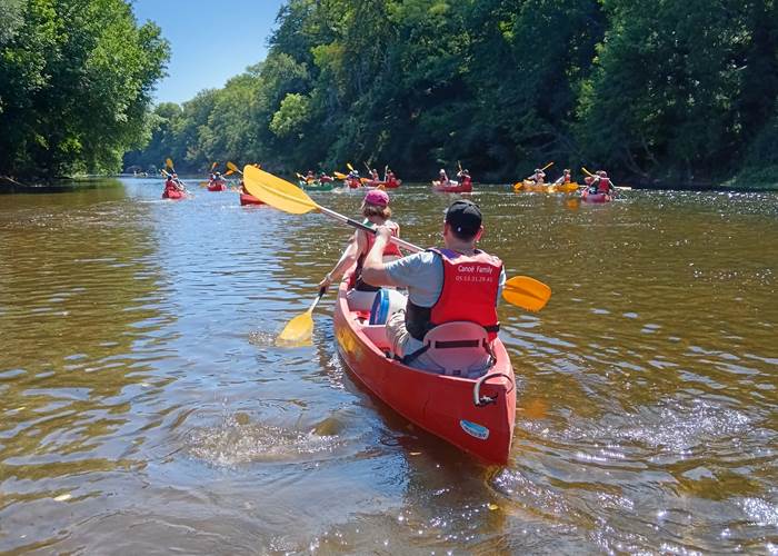 canoë en Dordogne avec canoë Family