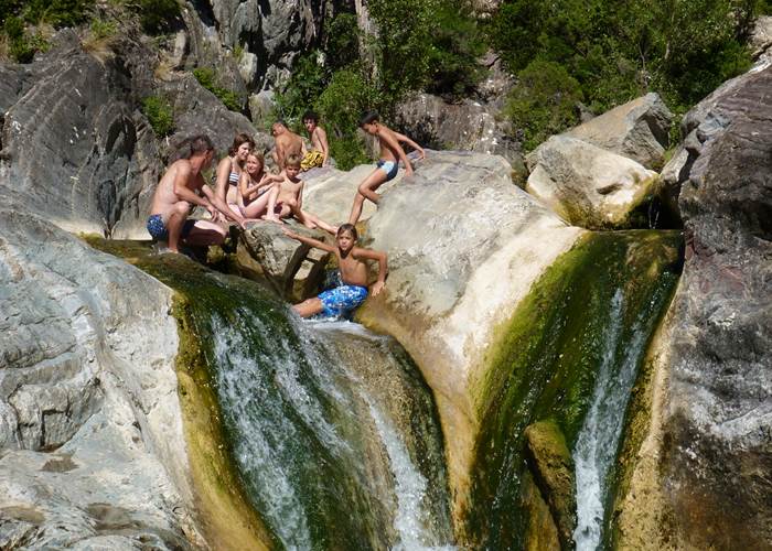 Baignade gorges du Termenet