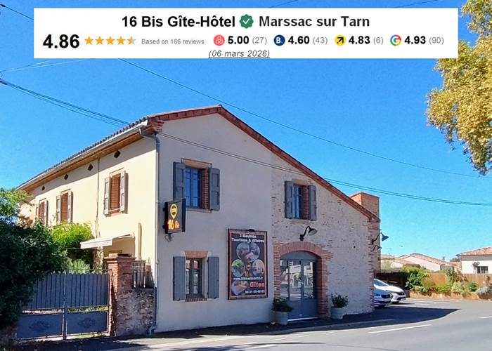 16 bis gite hotel - marssac sur tarn - albi-news