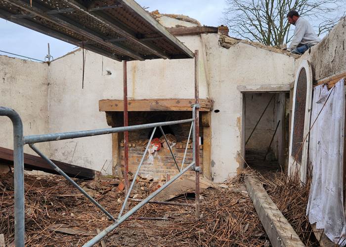 J2 travaux salle de réception