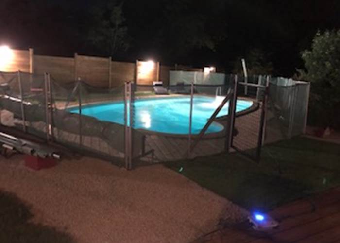 la piscine sécurisée