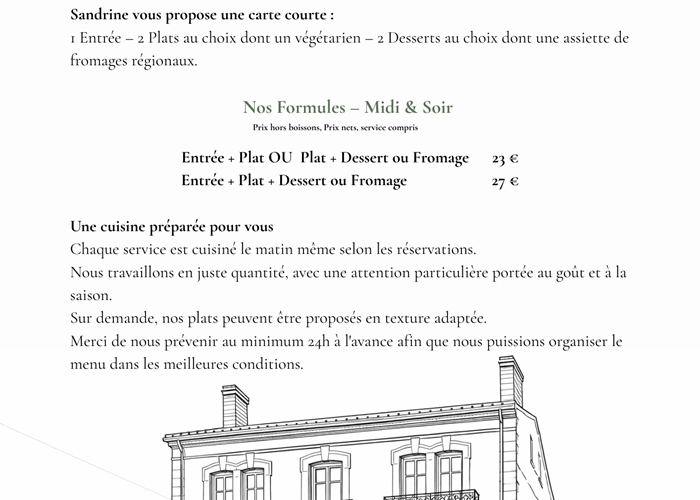Nos formules
