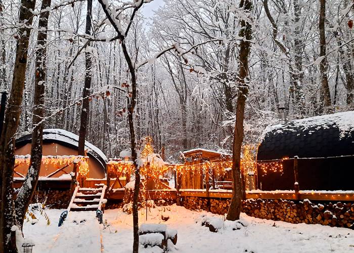 Logement insolite sous la neige-news
