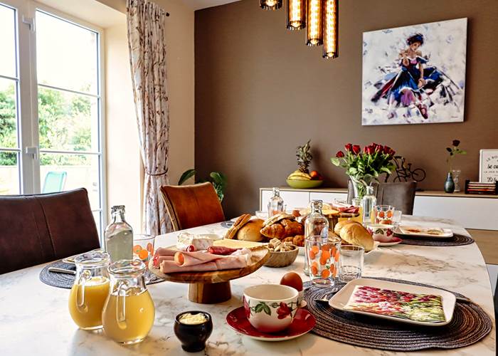 petit-déjeuner au -Relais-de-Lou