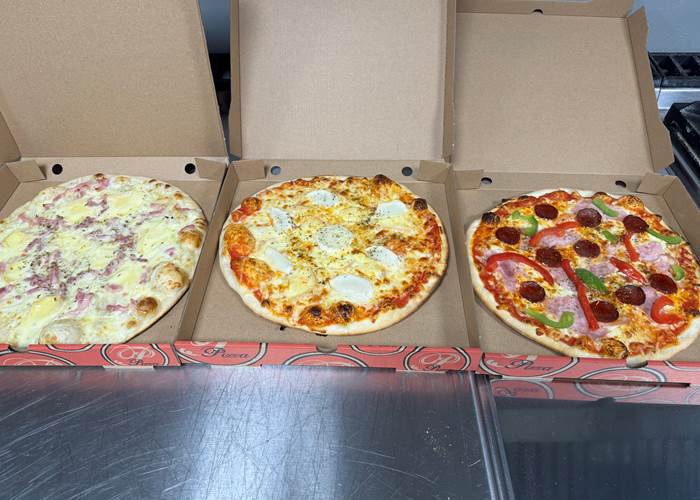 Pizza Alsacienne, 4 Fromages et Kipik'