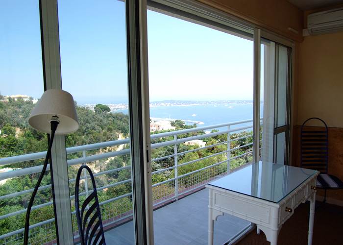 Vue mer depuis la villa Cannes