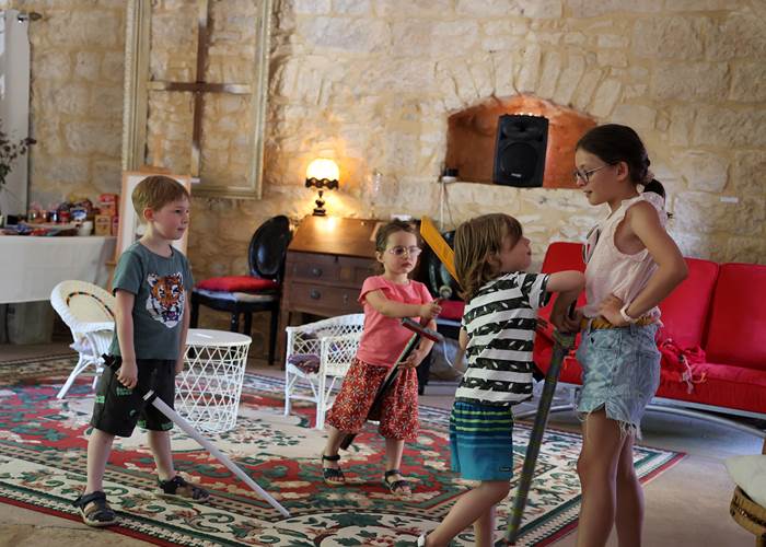 Chateau de Saint Chamarand, grand salon