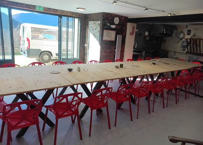 Les gîtes de Moussan - salle de recéption-page