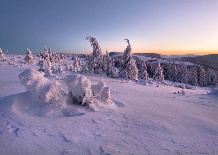 Les Hautes-Vosges en hiver