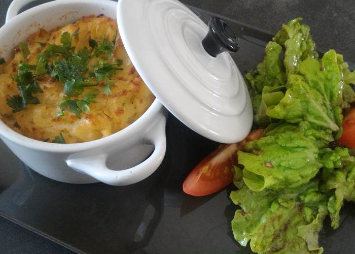 Hachis parmentier de canard