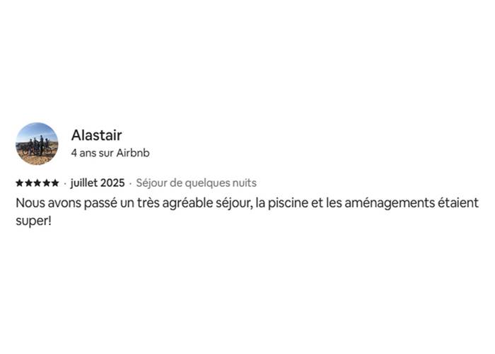 avis airbnb 2507_Domaine des Cyclamens