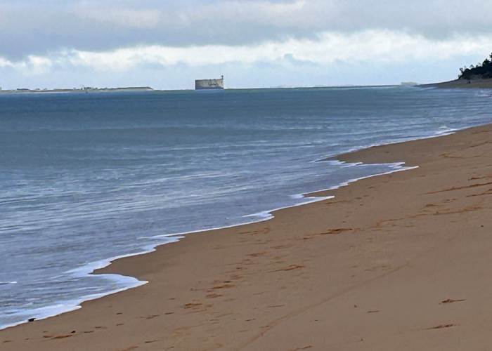 La plage de la Gautrelle avec vue sur Fort Boyard