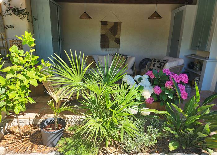 Terrasse du jardin