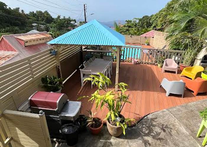 Carbet commun pour nos bungalows