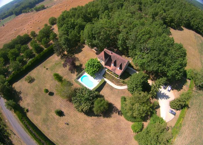 drone chambres d'hôtes dordogne perigord feuillantines