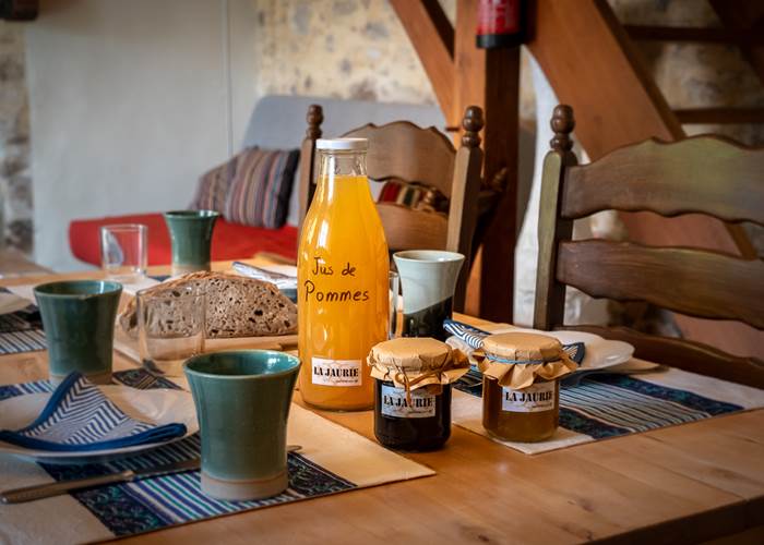 petit déjeuner avec produits faits maison