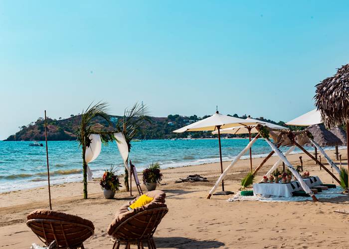 Plage paradisiaque à Nosy Be