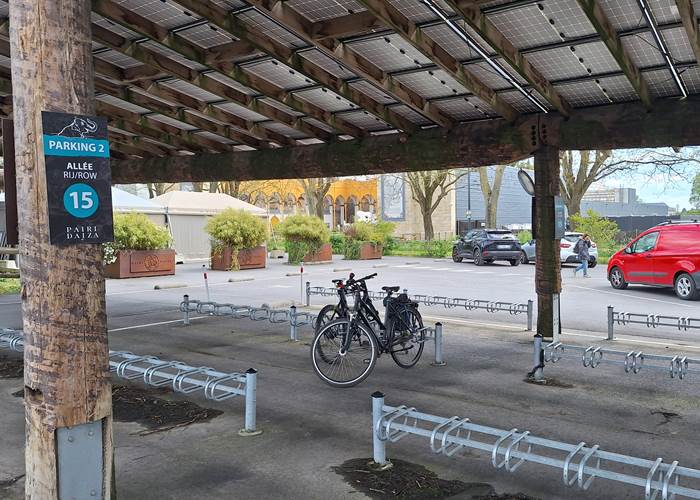 Parking vélo gratuit de Pairi Daiza